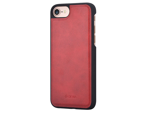 Чехол Devia Magic 2-in-1 Leather case для Apple iPhone 7 (красный, кожаный)