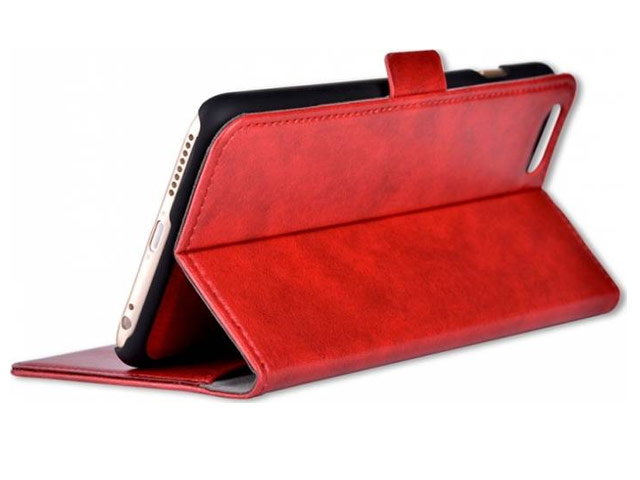 Чехол Devia Magic 2-in-1 Leather case для Apple iPhone 7 plus (красный, кожаный)