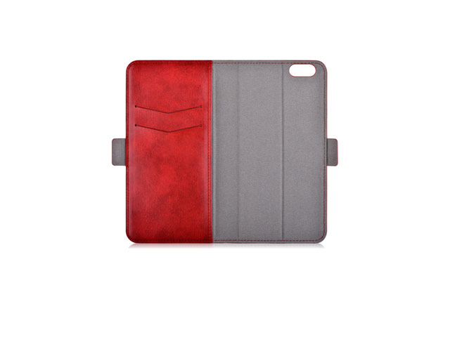 Чехол Devia Magic 2-in-1 Leather case для Apple iPhone 7 plus (красный, кожаный)