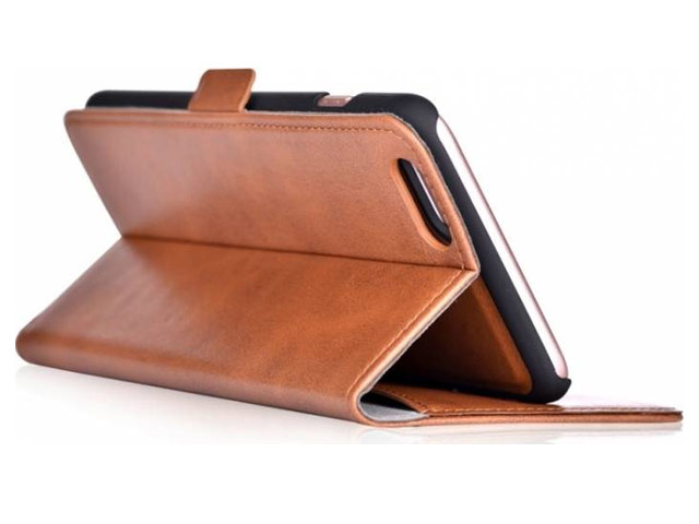 Чехол Devia Magic 2-in-1 Leather case для Apple iPhone 7 plus (коричневый, кожаный)