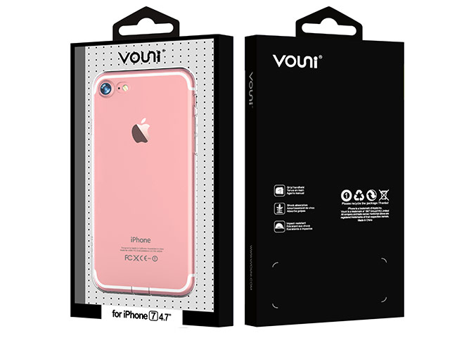 Чехол Vouni Naked case для Apple iPhone 7 (прозрачный, гелевый)
