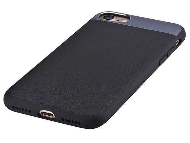 Чехол Comma Vivid Leather case для Apple iPhone 7 (черный, кожаный)
