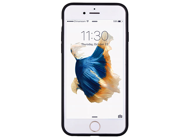 Чехол Comma Vivid Leather case для Apple iPhone 7 (синий, кожаный)