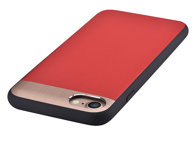 Чехол Comma Vivid Leather case для Apple iPhone 7 (красный, кожаный)