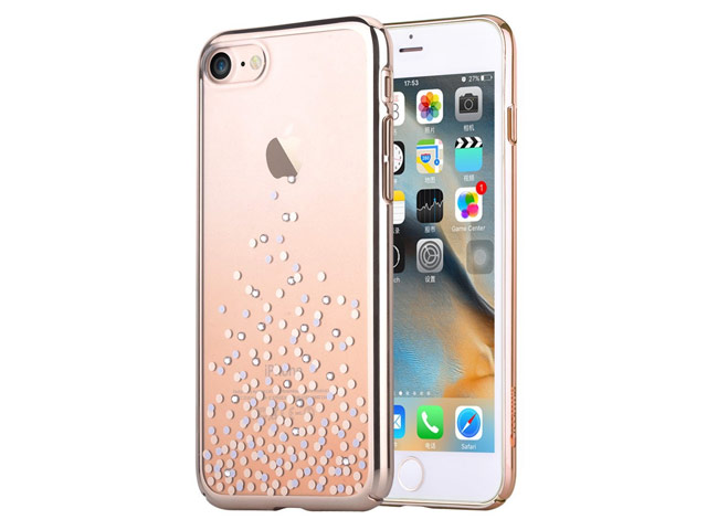 Чехол Comma Unique Polka 360 для Apple iPhone 7 (Champagne Gold, пластиковый)