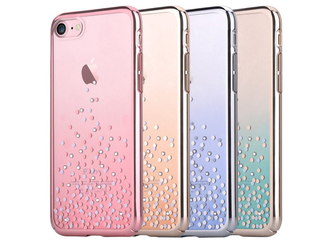 Чехол Comma Unique Polka 360 для Apple iPhone 7 (Champagne Gold, пластиковый)