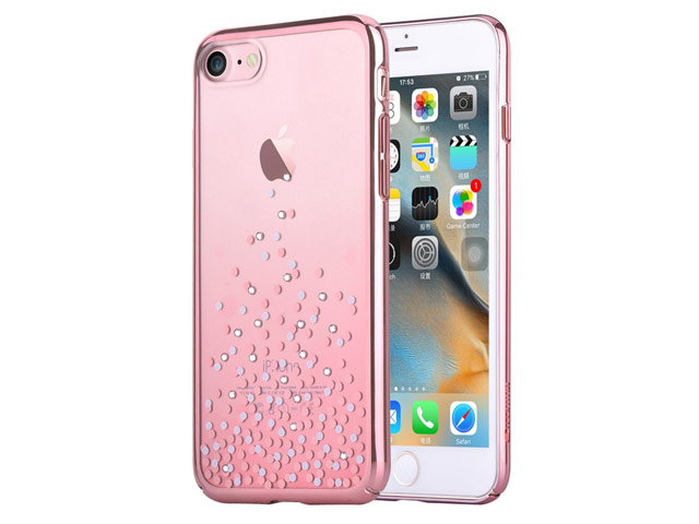 Чехол Comma Unique Polka 360 для Apple iPhone 7 (Rose Gold, пластиковый)