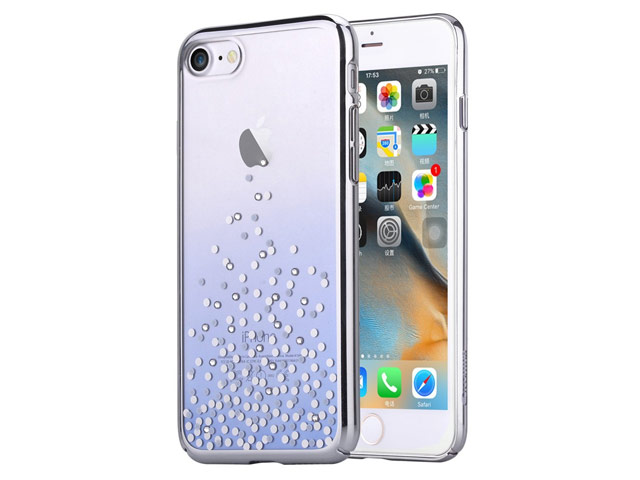 Чехол Comma Unique Polka 360 для Apple iPhone 7 (Blue, пластиковый)