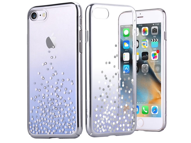 Чехол Comma Unique Polka 360 для Apple iPhone 7 (Blue, пластиковый)