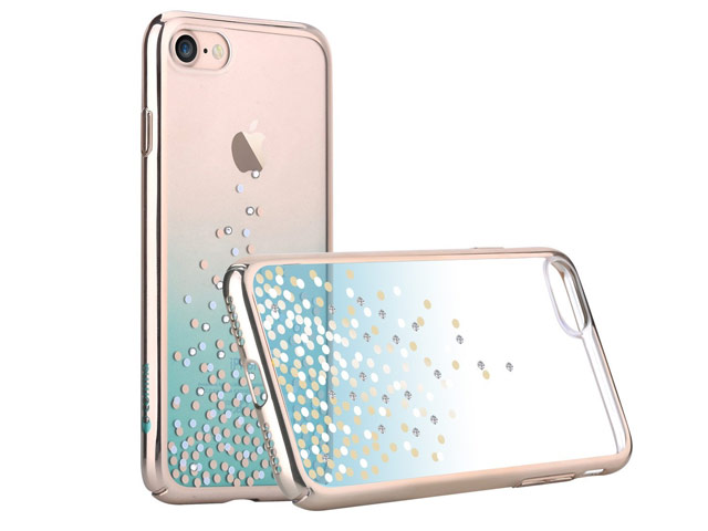 Чехол Comma Unique Polka 360 для Apple iPhone 7 (Green, пластиковый)