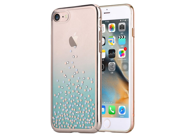 Чехол Comma Unique Polka 360 для Apple iPhone 7 (Green, пластиковый)