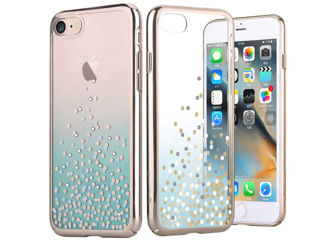 Чехол Comma Unique Polka 360 для Apple iPhone 7 (Green, пластиковый)