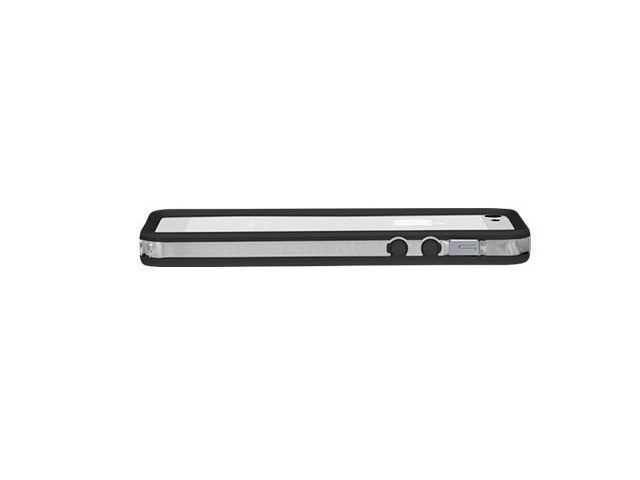 Чехол X-doria Bump Case для Apple iPhone 5 (черный, пластиковый)