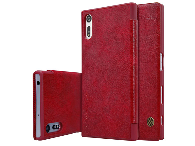Чехол Nillkin Qin leather case для Sony Xperia XZ (красный, кожаный)