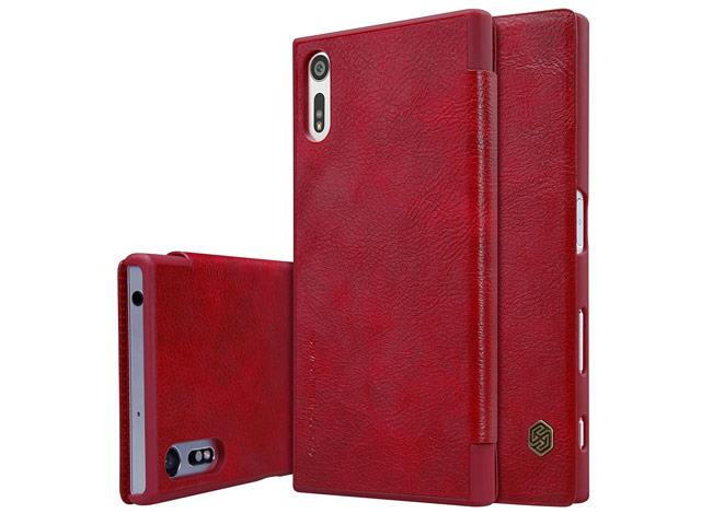 Чехол Nillkin Qin leather case для Sony Xperia XZ (красный, кожаный)
