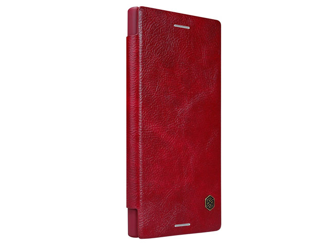 Чехол Nillkin Qin leather case для Sony Xperia XZ (красный, кожаный)