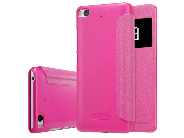 Чехол Nillkin Sparkle Leather Case для Xiaomi Mi 5s (розовый, винилискожа)