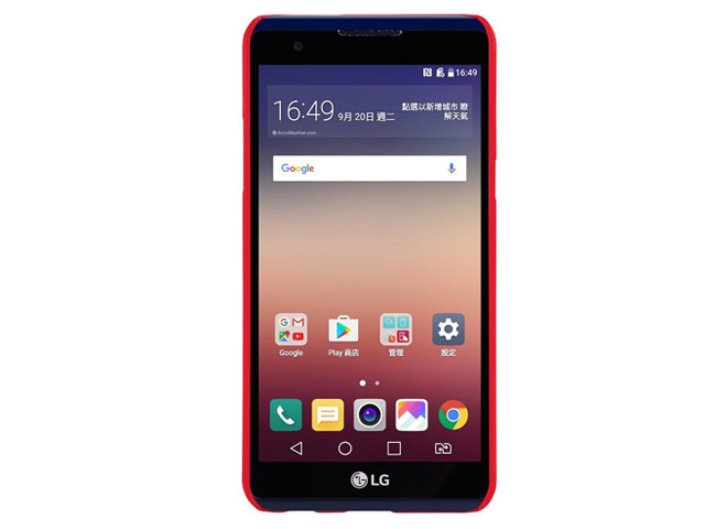 Чехол Nillkin Hard case для LG X power (красный, пластиковый)