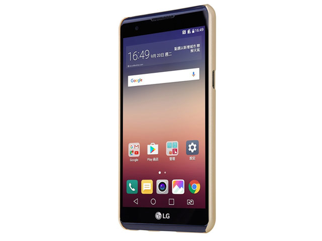 Чехол Nillkin Hard case для LG X power (золотистый, пластиковый)