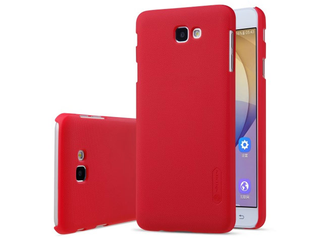 Чехол Nillkin Hard case для Samsung Galaxy J7 Prime (красный, пластиковый)