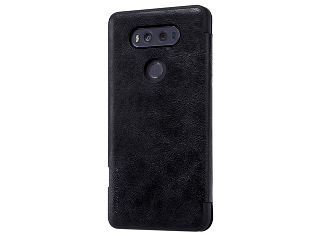 Чехол Nillkin Qin leather case для LG V20 (черный, кожаный)