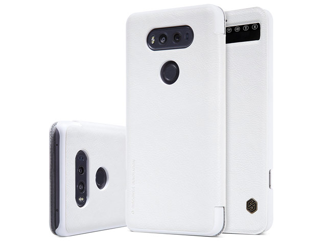 Чехол Nillkin Qin leather case для LG V20 (белый, кожаный)
