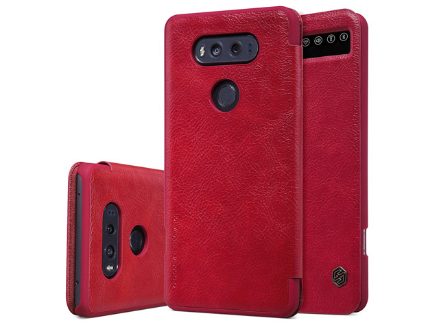 Чехол Nillkin Qin leather case для LG V20 (красный, кожаный)