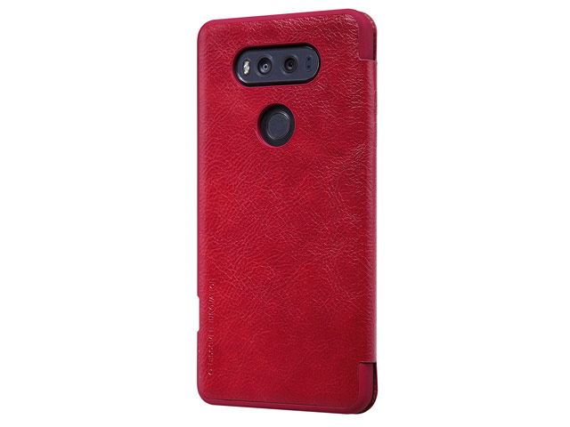 Чехол Nillkin Qin leather case для LG V20 (красный, кожаный)