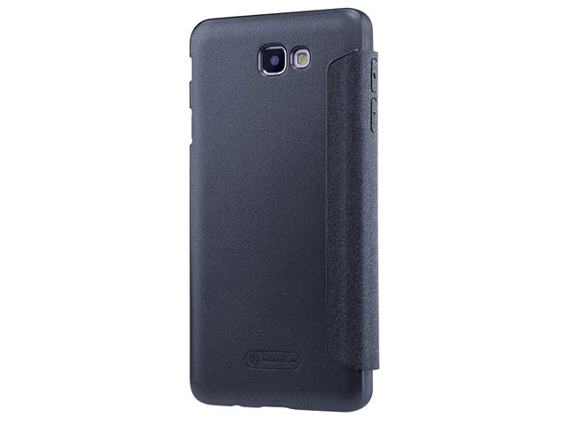 Чехол Nillkin Sparkle Leather Case для Samsung Galaxy J7 Prime (темно-серый, винилискожа)