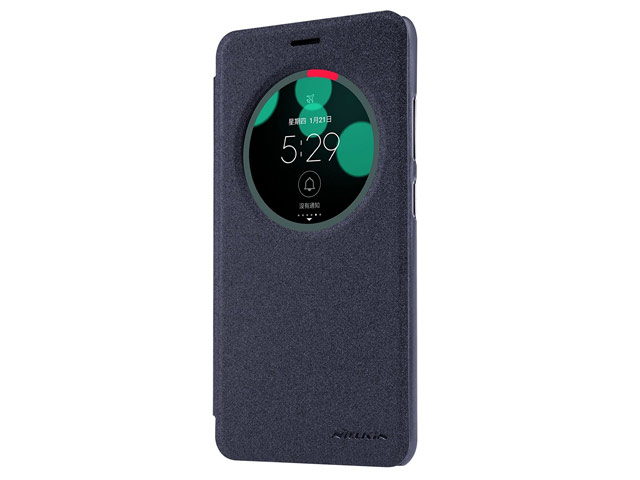 Чехол Nillkin Sparkle Leather Case для Asus Zenfone 3 Laser ZC551KL (темно-серый, винилискожа)