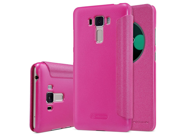 Чехол Nillkin Sparkle Leather Case для Asus Zenfone 3 Laser ZC551KL (розовый, винилискожа)