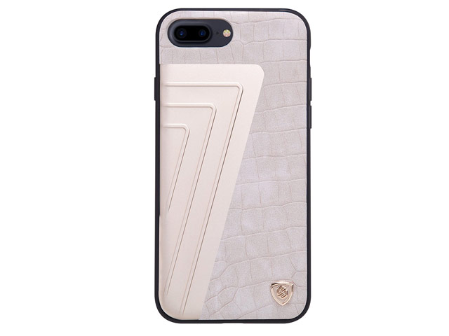 Чехол Nillkin Hybrid Case для Apple iPhone 7 plus (белый, кожаный)