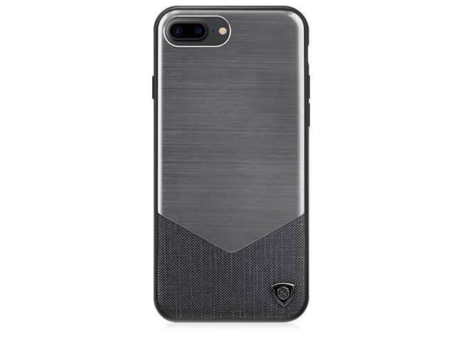 Чехол Nillkin Lensen case для Apple iPhone 7 plus (черный, металлический)