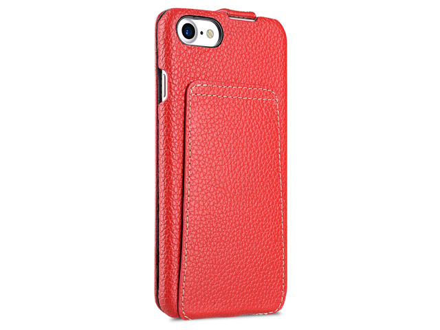 Чехол Melkco Premium Jacka Stand Type для Apple iPhone 7 (красный, кожаный)