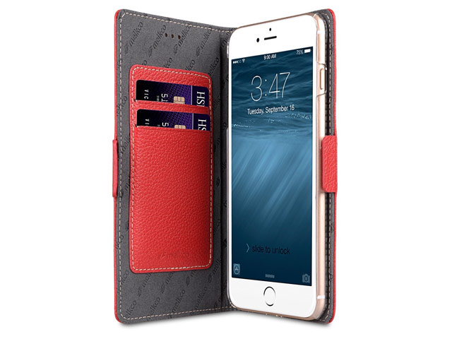 Чехол Melkco Premium Locka Type для Apple iPhone 7 (красный, кожаный)
