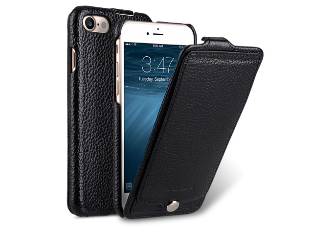 Чехол Melkco Premium Jacka Pocket Type для Apple iPhone 7 (черный, кожаный)