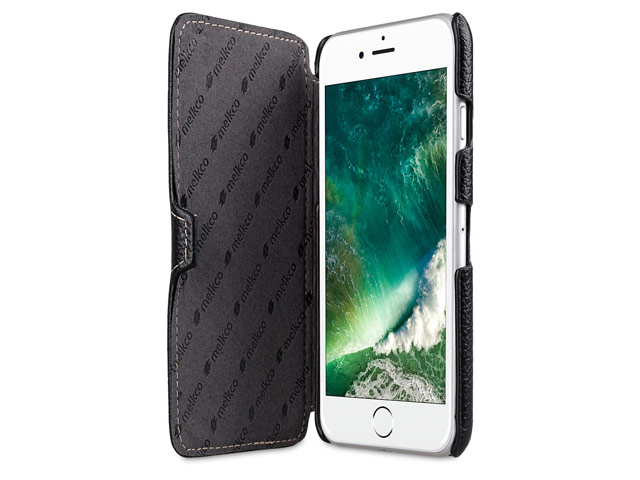 Чехол Melkco Premium Booka Stand Type для Apple iPhone 7 plus (черный, кожаный)