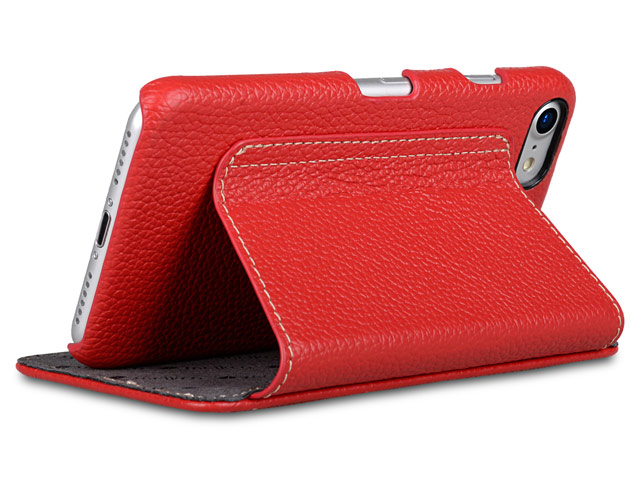 Чехол Melkco Premium Booka Stand Type для Apple iPhone 7 (красный, кожаный)