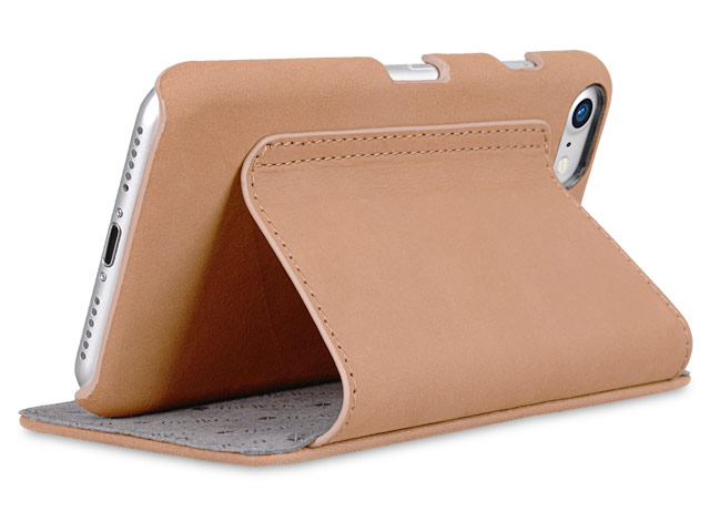 Чехол Melkco Premium Booka Stand Type для Apple iPhone 7 (коричневый матовый, кожаный)