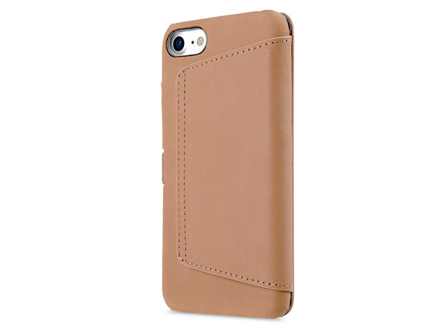 Чехол Melkco Premium Booka Stand Type для Apple iPhone 7 (коричневый матовый, кожаный)