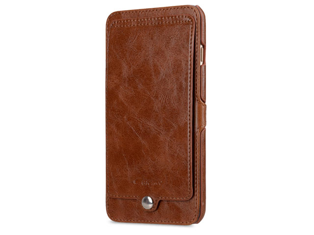 Чехол Melkco Premium Booka Pocket Type для Apple iPhone 7 (коричневый, кожаный)