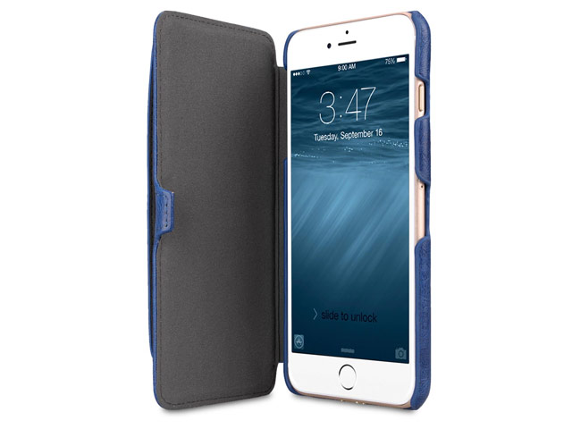 Чехол Melkco Premium Booka Pocket Type для Apple iPhone 7 (темно-синий, кожаный)
