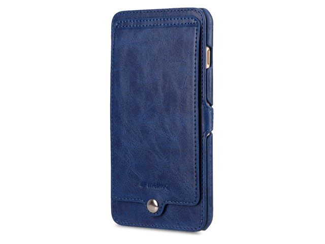 Чехол Melkco Premium Booka Pocket Type для Apple iPhone 7 (темно-синий, кожаный)