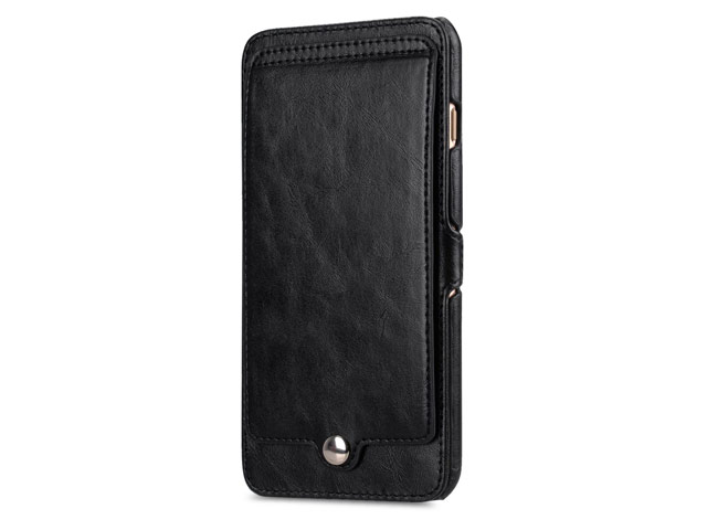 Чехол Melkco Premium Booka Pocket Type для Apple iPhone 7 plus (черный, кожаный)