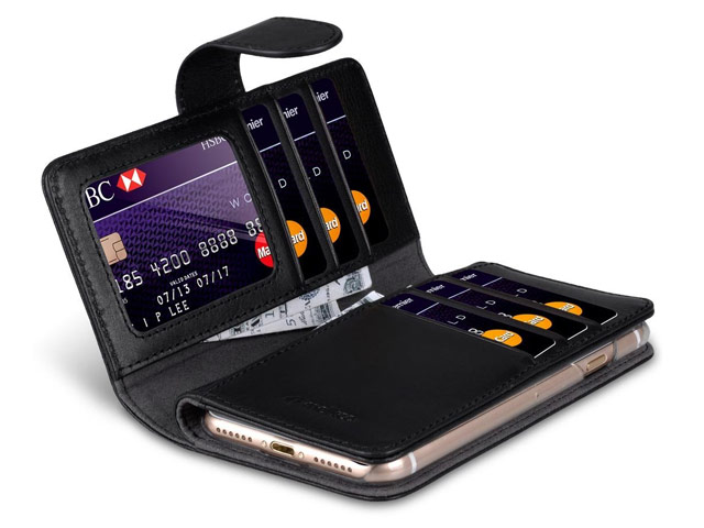 Чехол Melkco Premium Wallet Plus Book Type для Apple iPhone 7 (черный, кожаный)