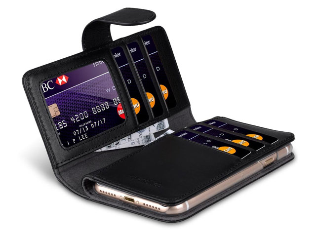 Чехол Melkco Premium Wallet Plus Book Type для Apple iPhone 7 plus (черный, кожаный)