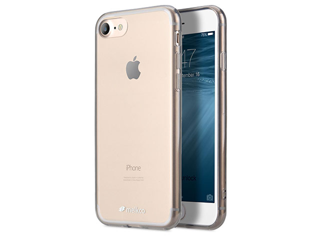 Чехол Melkco PolyUltima case для Apple iPhone 7 (серый, гелевый)