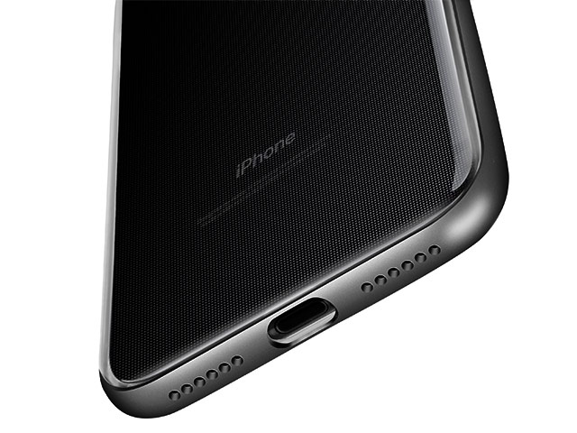 Чехол Melkco Dual Layer Pro case для Apple iPhone 7 (темно-серый, маталлический)