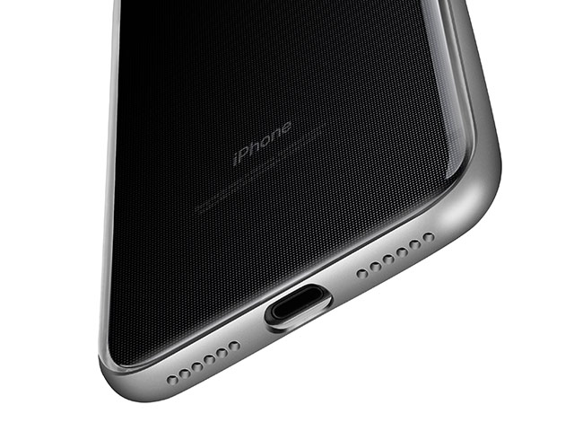 Чехол Melkco Dual Layer Pro case для Apple iPhone 7 (серебристый, маталлический)