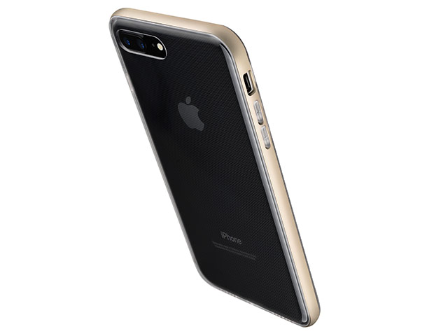 Чехол Melkco Dual Layer Pro case для Apple iPhone 7 plus (золотистый, маталлический)